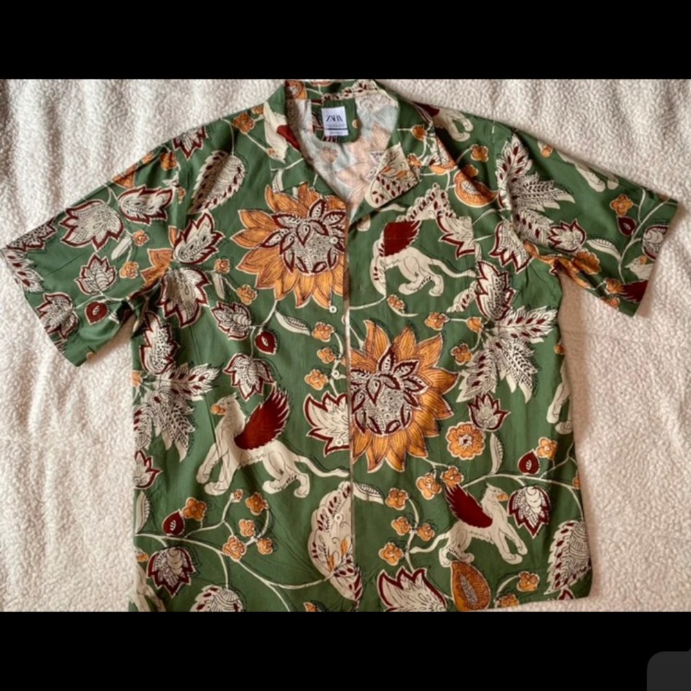 Men’s short sleeved shirt ZARA